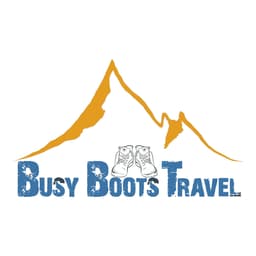  busy boots travel logo